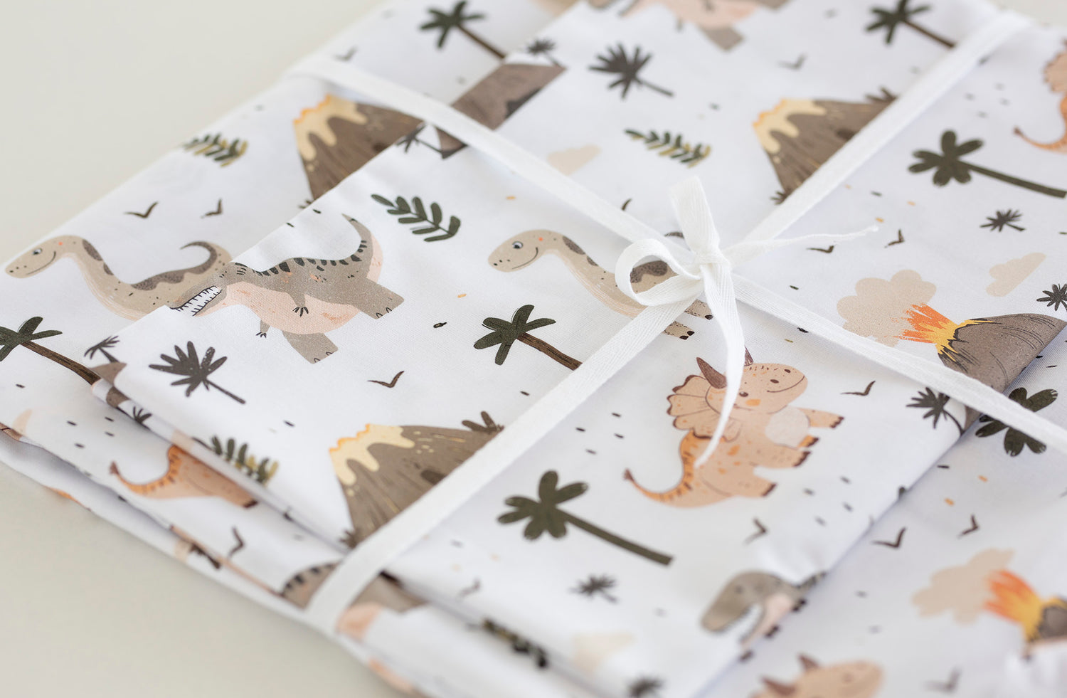 Deluxe medvilninė patalynė „Dinozaurų nuotykiai“