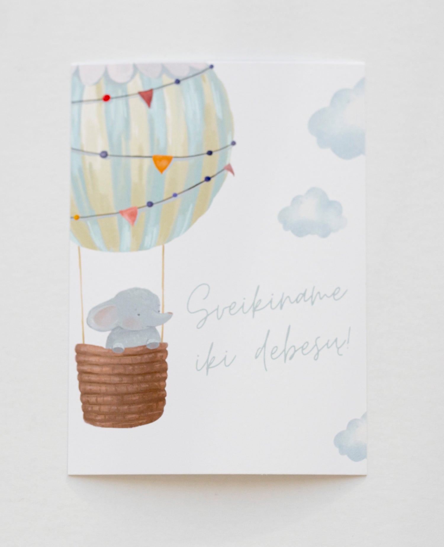 Atvirutė "Sveikiname iki debesų!"