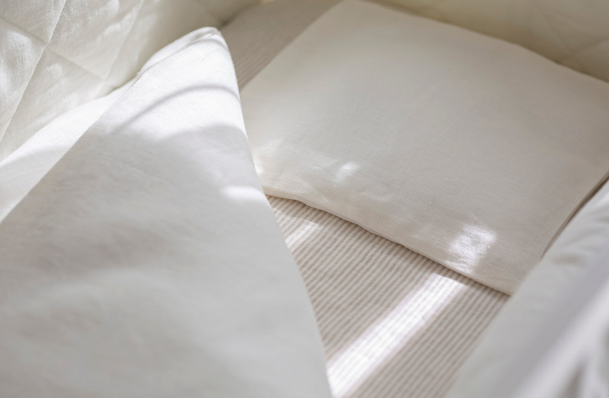 Premium 100% lino patalynės komplektas vaikams "SILEA"