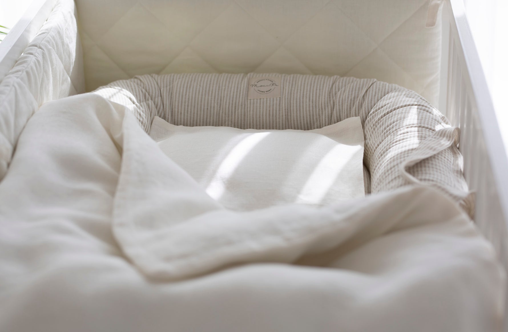 Premium 100% lino patalynės komplektas vaikams "SILEA"