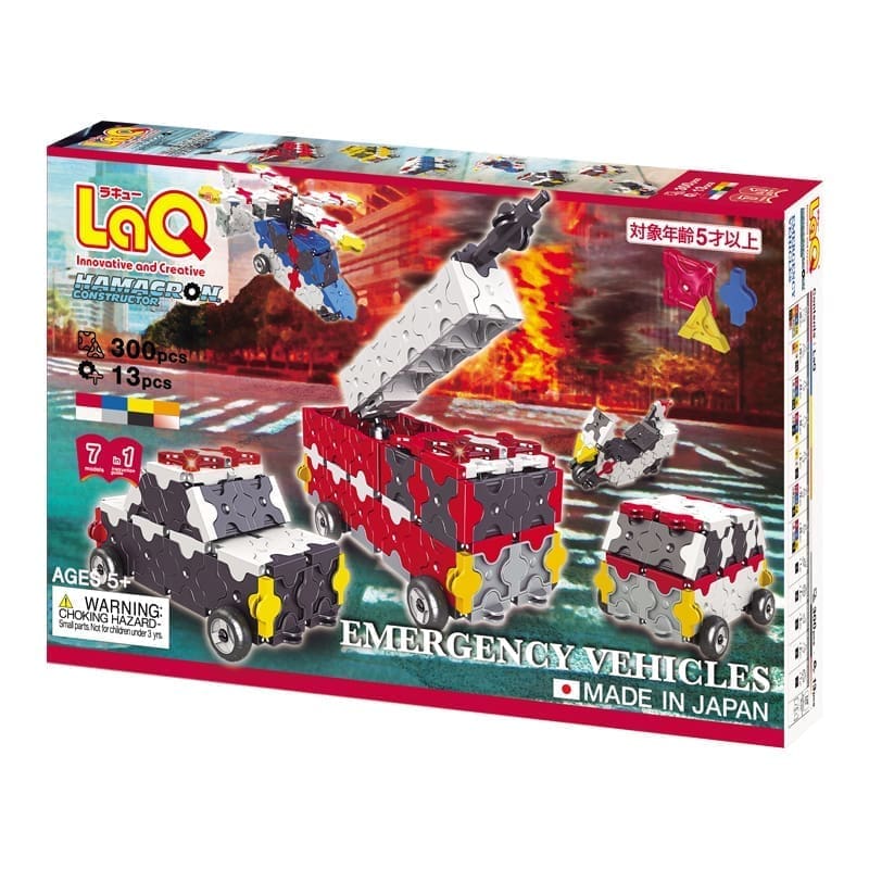 LaQ konstruktorius „Hamacron Constructor Emergency Vehicles” / Amžius: 5 m.+