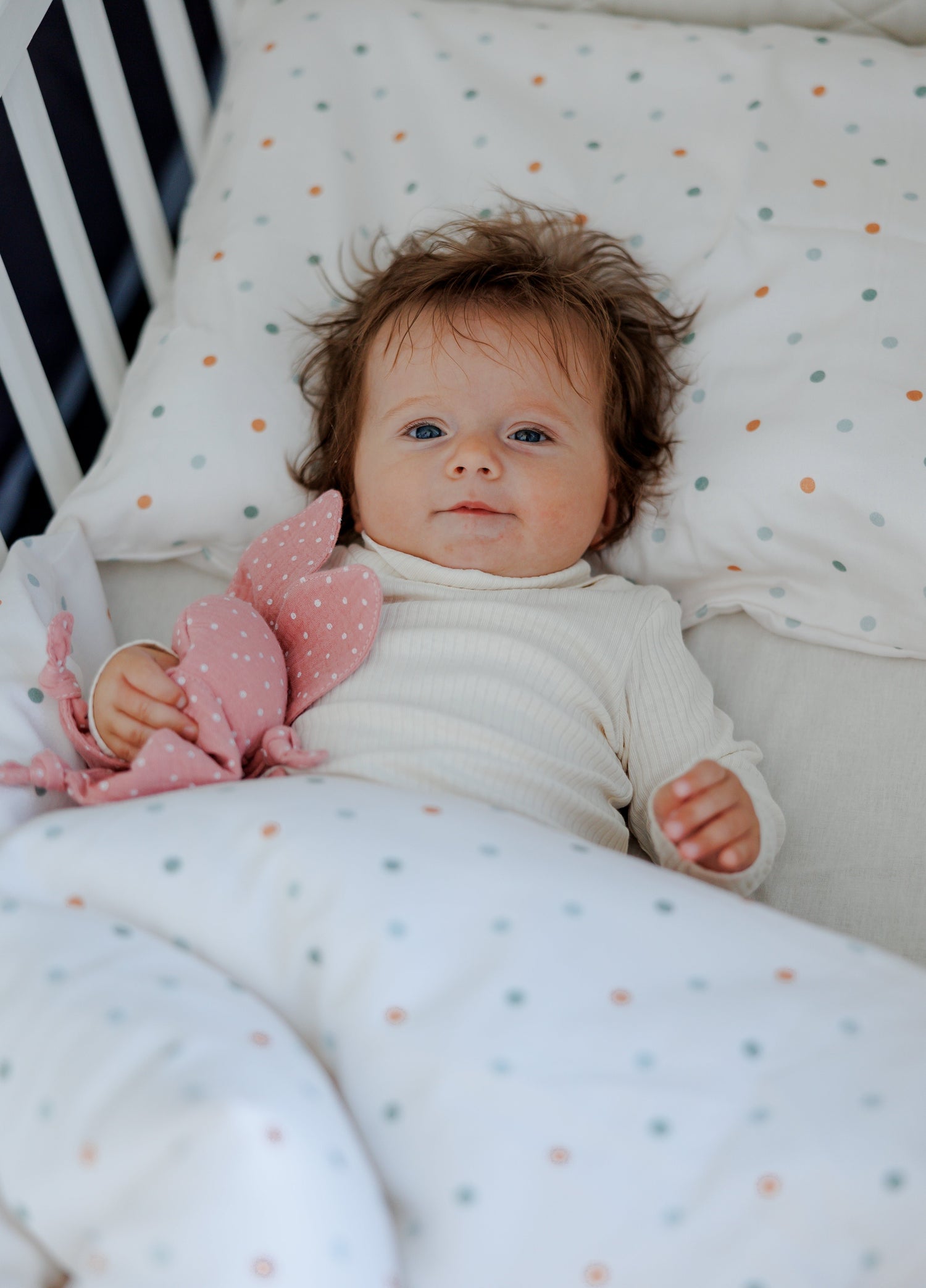 Satino patalynė "Taškiukai"