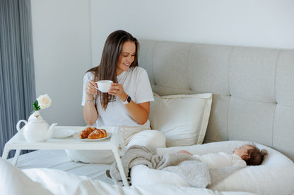 Nest cover "White Alpaca Cloud" 