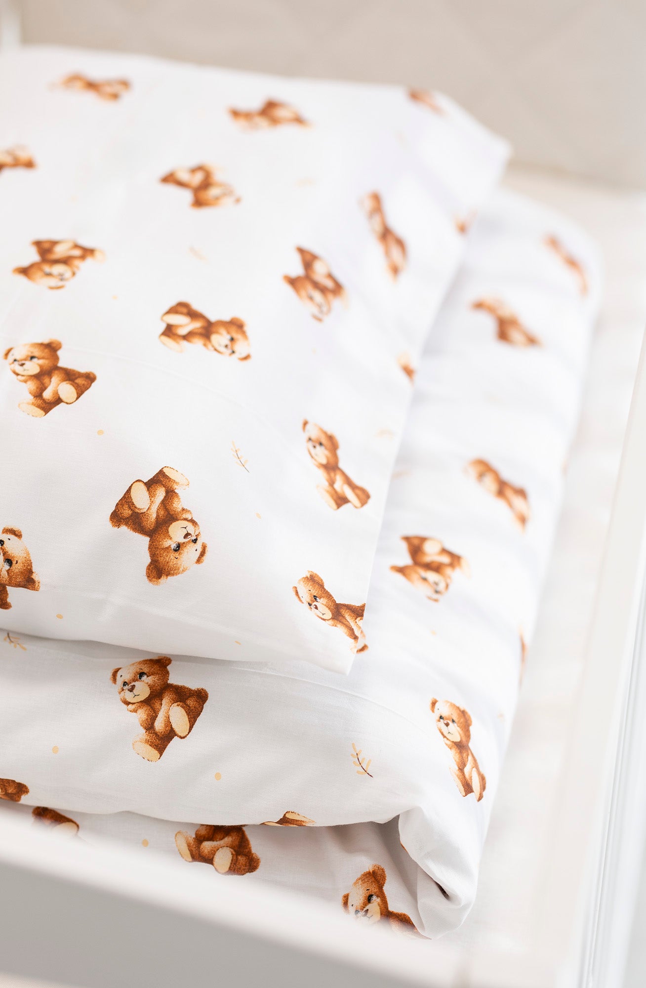 Medvilnės drobelės patalynė "Rudnosiukas"