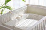 Premium 100% lino lovytės apsaugėlės kūdikiams "SILEA"