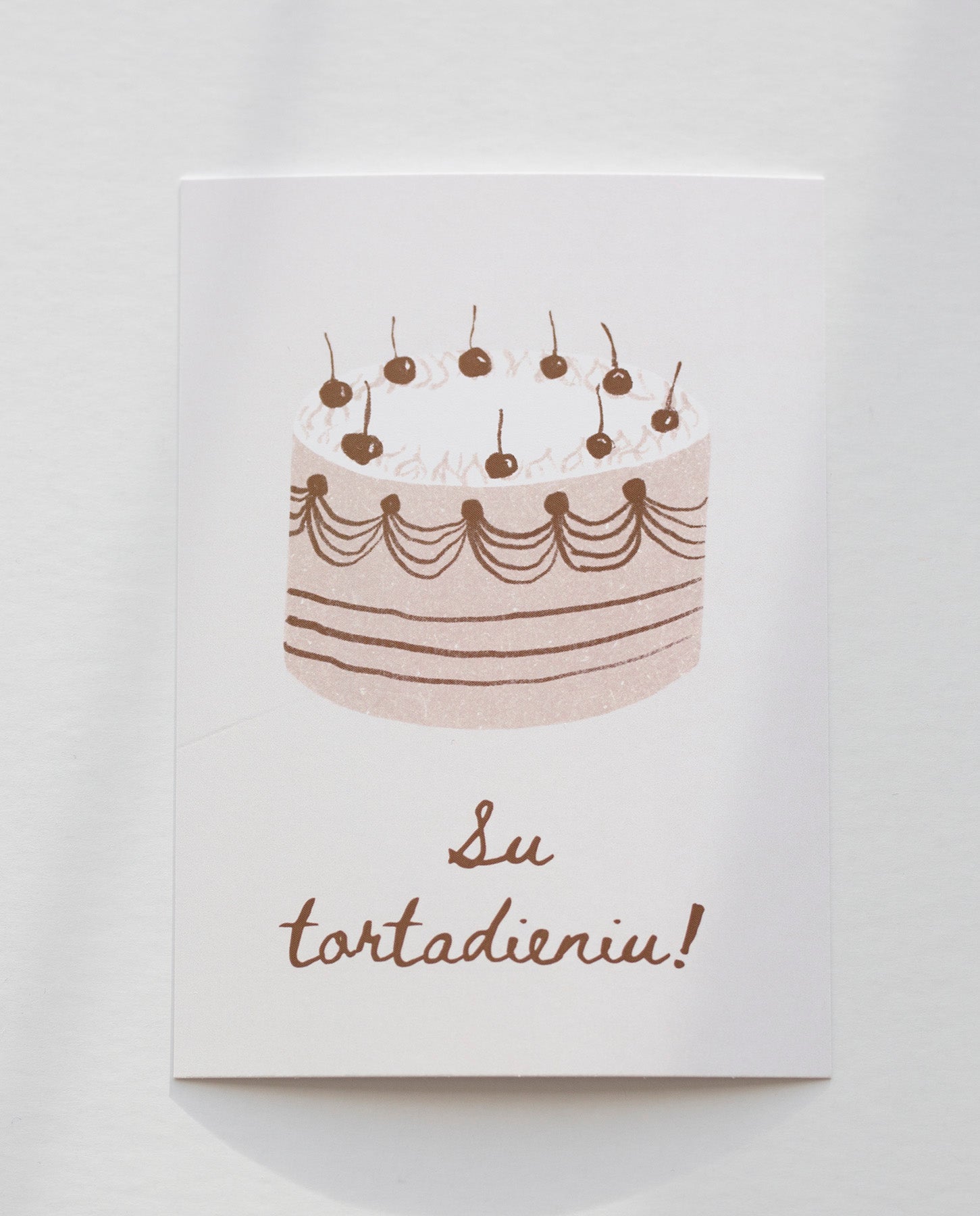 Atvirutė "Su tortadieniu"