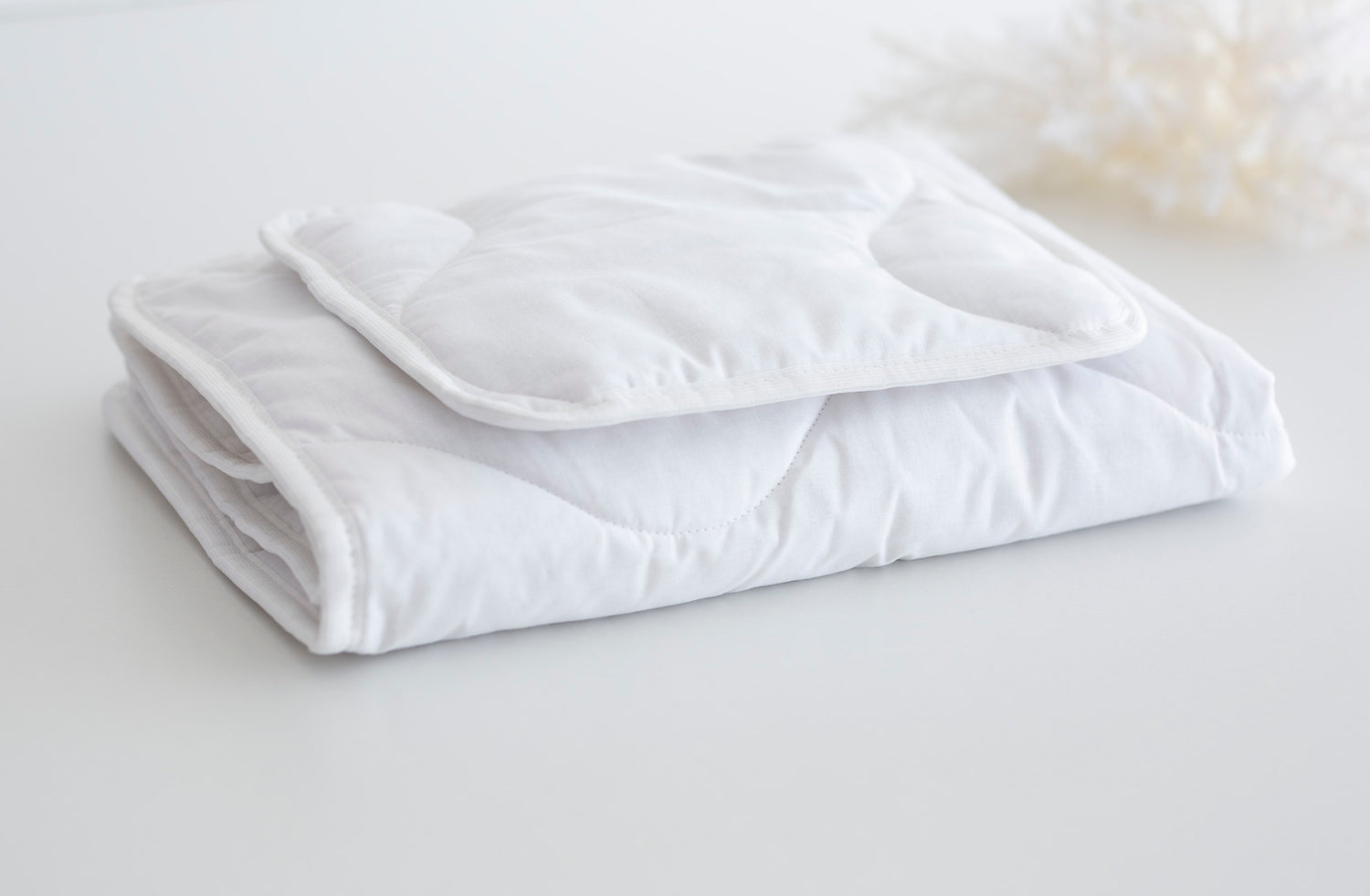 100% medvilnės antklodė ir pagalvė kūdikiams "Mažieji pataliukai"