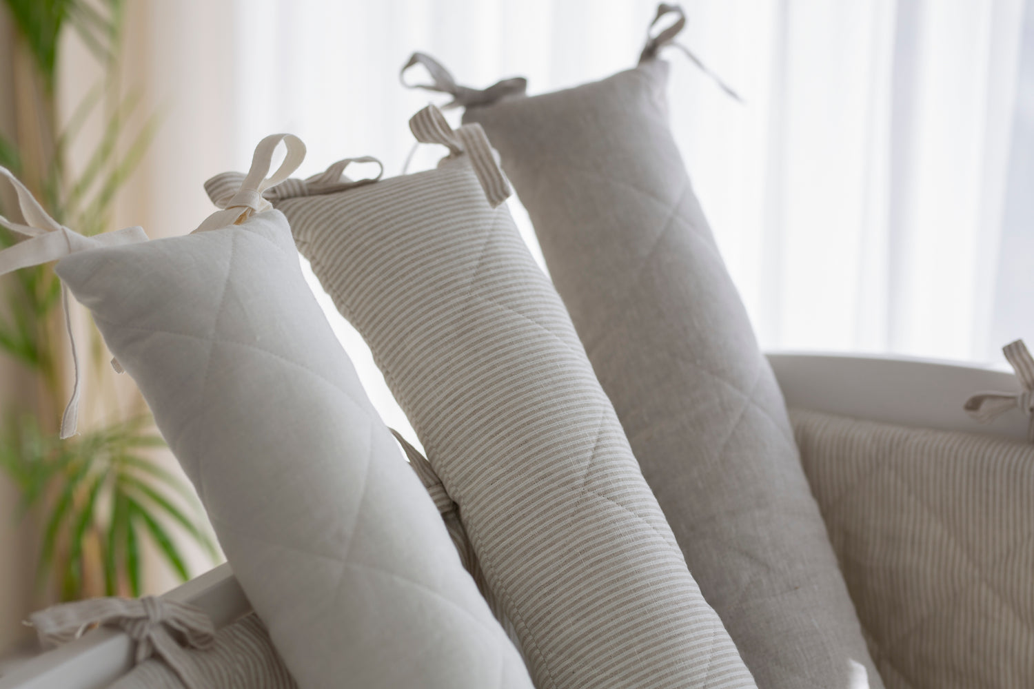 Lovytės apsauga - cilindras iš 100% lino