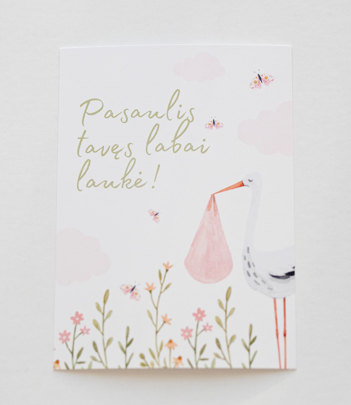 Atvirutė "Pasaulis tavęs labai laukė"