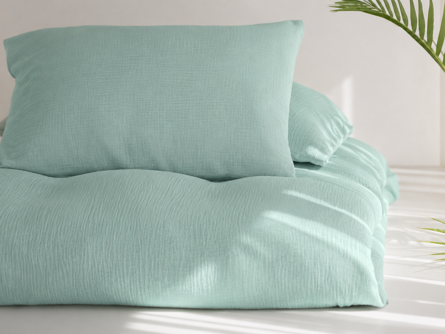Muslin bedding set "Pistachio Ice Cream"