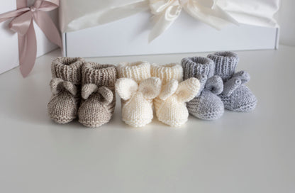 Gift set "Booties and a Muslin Cloth"