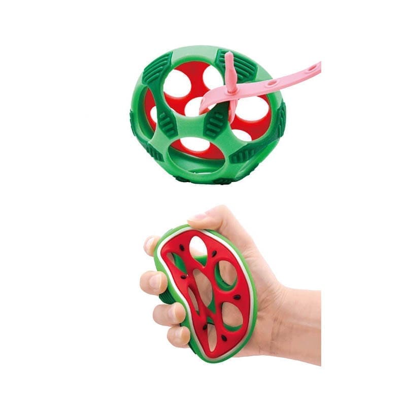 EDISONmama Itin lengvai sugriebiamas kramtukas kūdikiams „Arbūzas-kamuoliukas”, nuo 3 mėn.