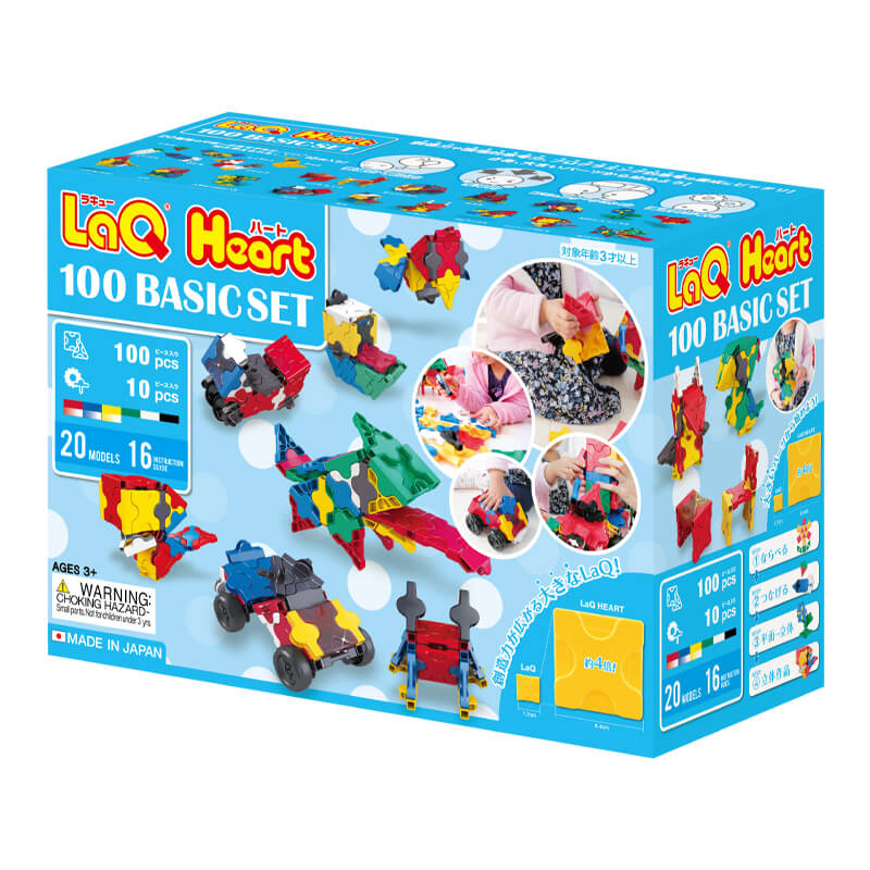 LaQ konstruktorius Heart „Basic Set 100” / Amžius: 3 m.+