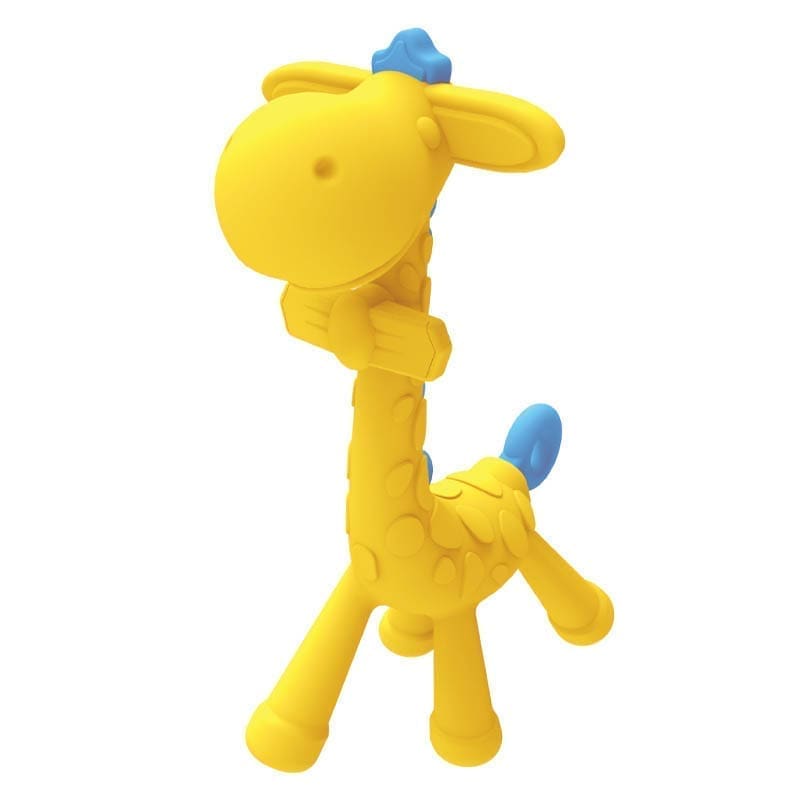 EDISONmama kramtukas kūdikiams „Žirafa”, nuo 3 mėn., melsva