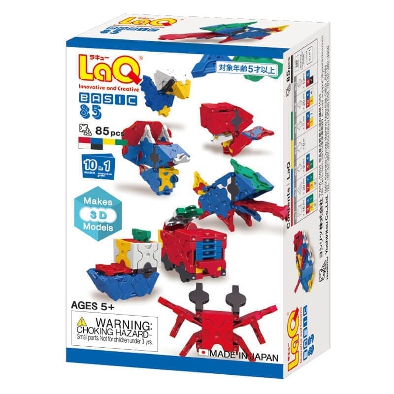 LaQ konstruktorius „Basic 85 3D” Mini / Amžius: 5 m.+