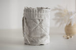 Daugkartinio naudojimo užrišamas maišelis iš 100% lino