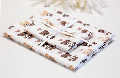 Cotton bedding set "Bear's Love"