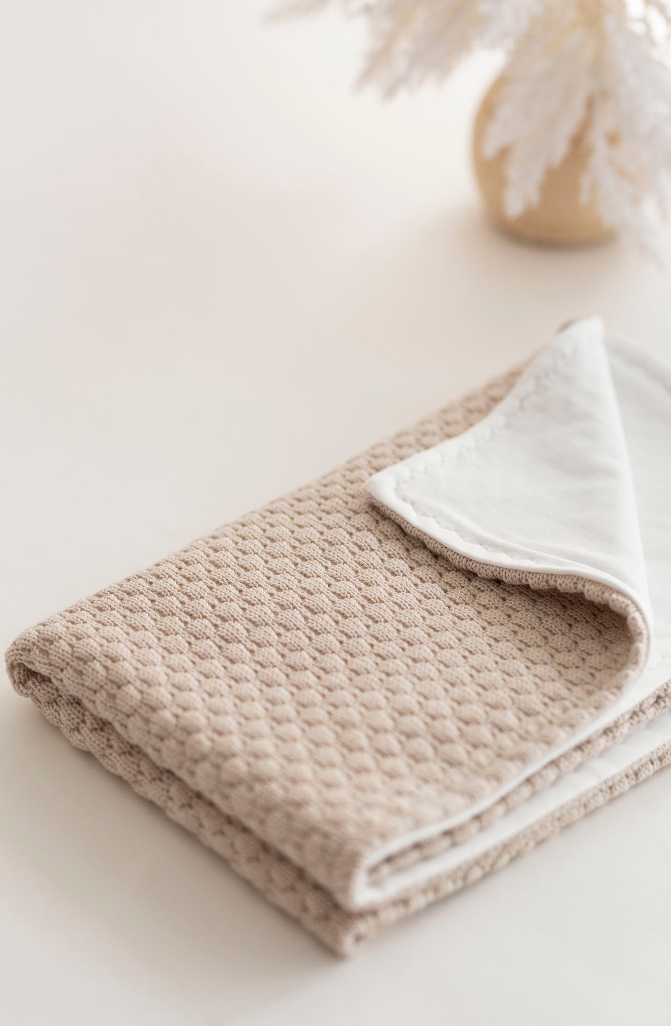 Merino wool blanket "Koriukas sand"