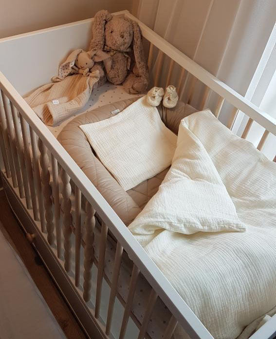 Muslino patalynės užvalkalai "Vanilinė" | Kūdikių ir vaikų patalynė